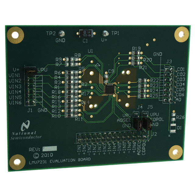 【LMV7231EVAL/NOPB】EVAL BOARD FOR LMV7231